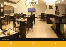 Tablet Screenshot of hanshotels.com